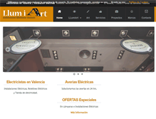 Tablet Screenshot of llumiart.com